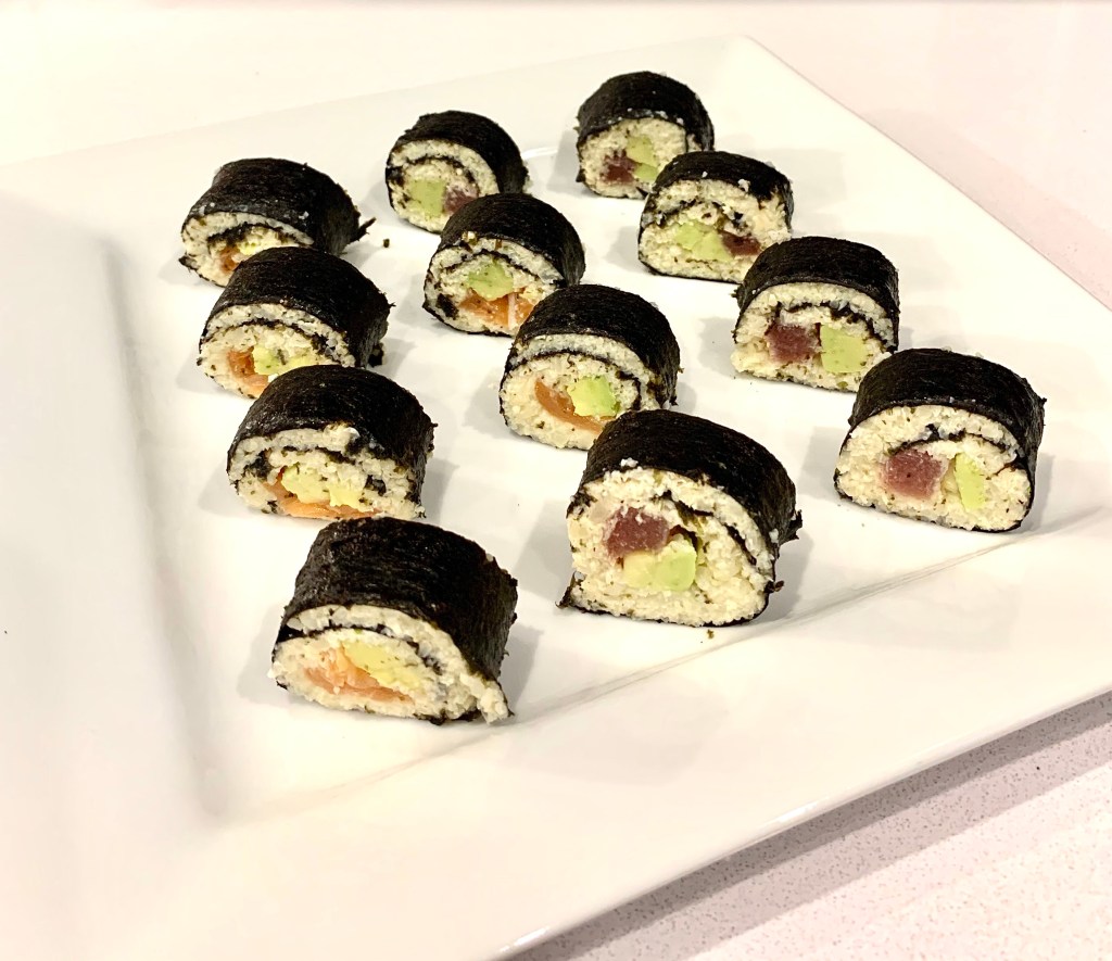 Keto sushi rolls